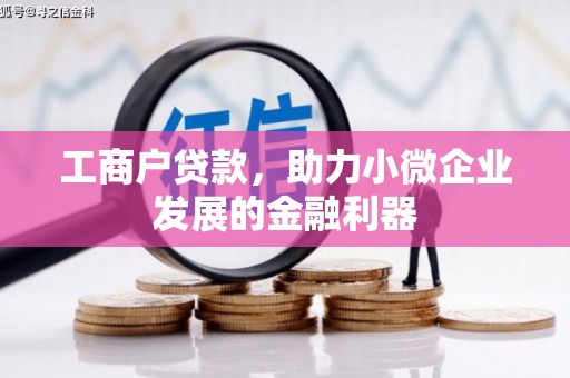 鄢陵工商户贷款,助力小微企业发展的金融利器 鄢陵工商户贷款,助力小微企业发展的金融利器