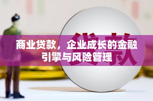 渭源商业贷款，企业成长的金融引擎与风险管理