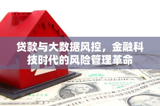 青浦贷款与大数据风控，金融科技时代的风险管理革命