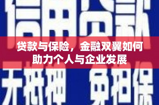平南贷款与保险，金融双翼如何助力个人与企业发展