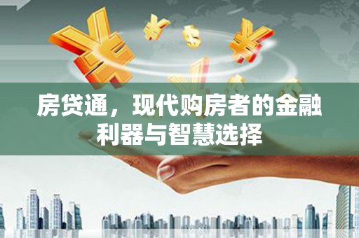 埌东房贷通，现代购房者的金融利器与智慧选择