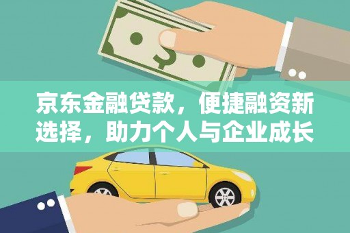 灌云京东金融贷款，便捷融资新选择，助力个人与企业成长
