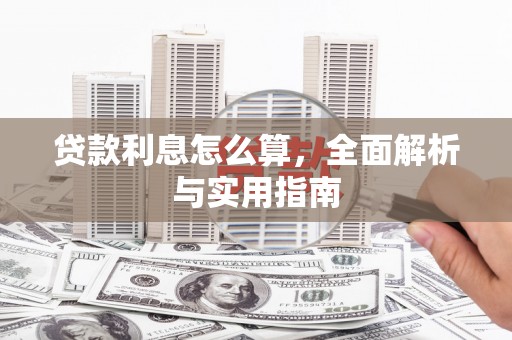 越西贷款利息怎么算，全面解析与实用指南