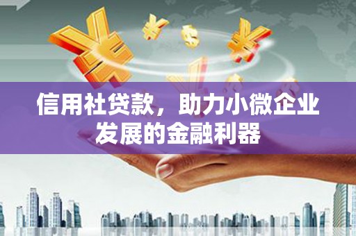 兴县信用社贷款，助力小微企业发展的金融利器