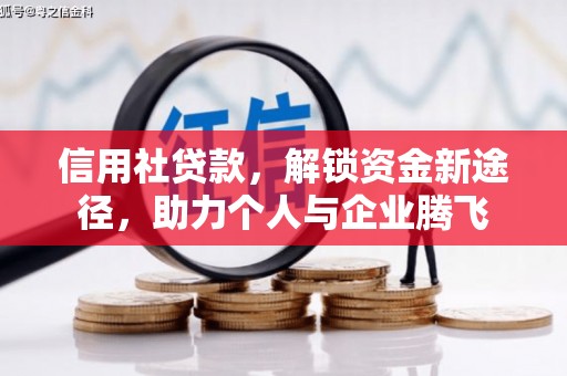 宁陕信用社贷款，解锁资金新途径，助力个人与企业腾飞