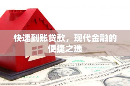 东乡族快速到账贷款，现代金融的便捷之选