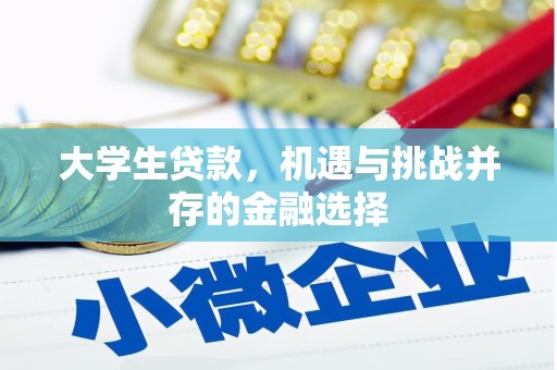 凌海大学生贷款，机遇与挑战并存的金融选择