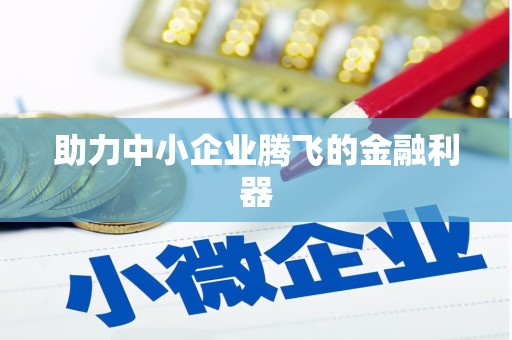 丰县助力中小企业腾飞的金融利器